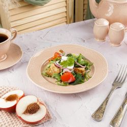 Тарелка d 23 см h2,3 см Aristocrat Peach Tea Noble [6]