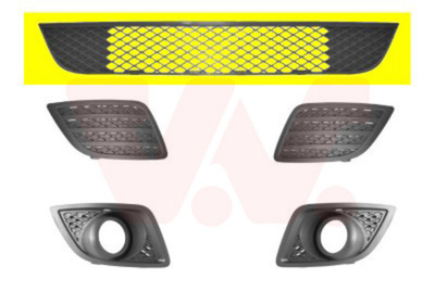 VAN WEZEL - 1806590-VAN - Ventilation Grille, bumper - Povrat artikla narucenog iz Njemacke nije moguc.
