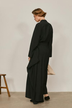 Massimo Dutti Брюки с боковым разрезом- Limited Edition, черный