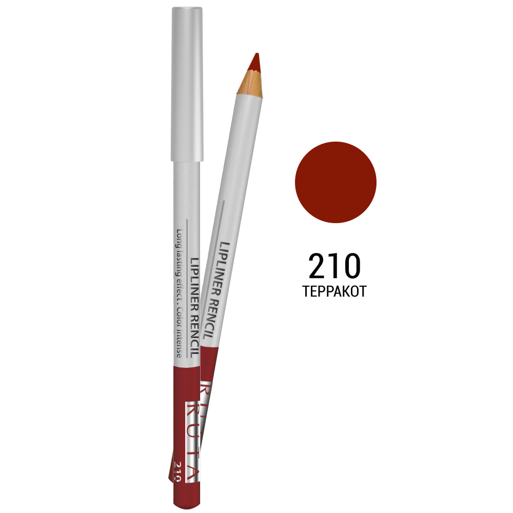 Ruta Карандаш для губ Lipliner pencil, тон №210, Терракотовый, 0,78 гр