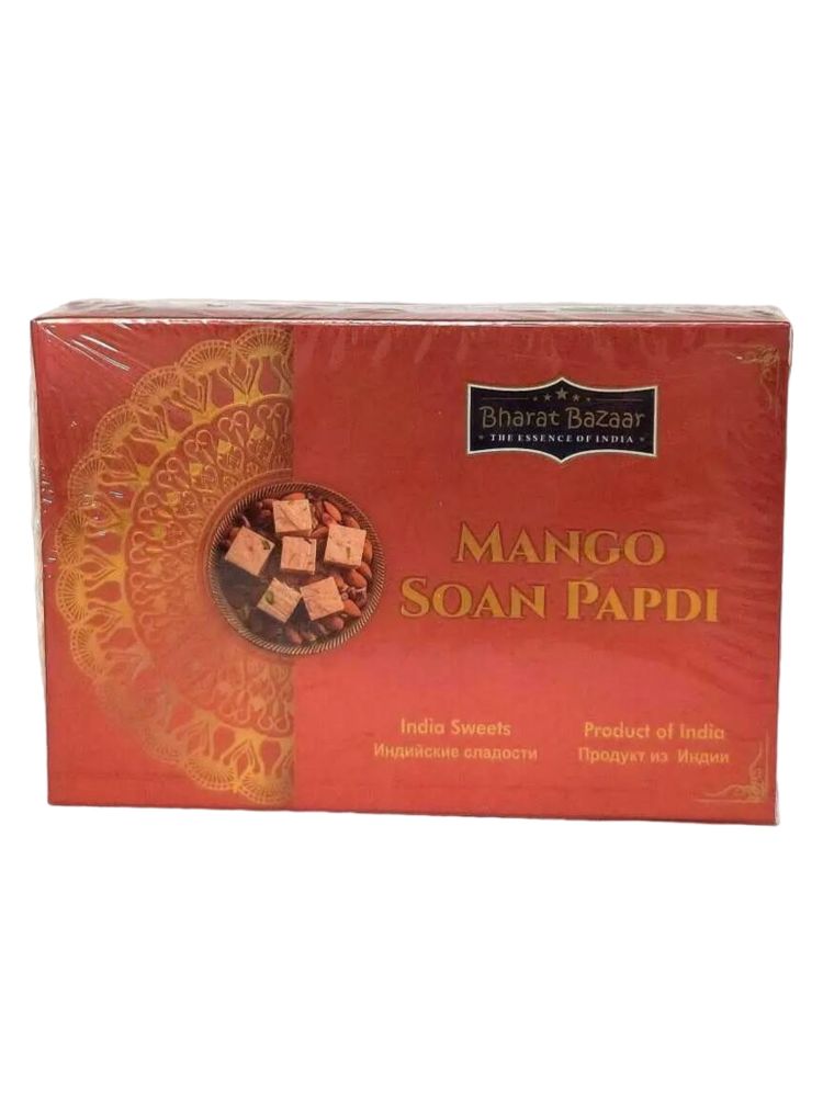 Индийская халва Bharat BAZAAR Soan Papdi Манго 250 г