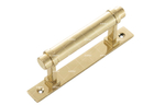 Оконная скоба ручка латунная на прямых стойках