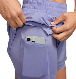 Женские Шорты теннисные Nike Dri-Fit One 2-in-1 - Фиолетовый