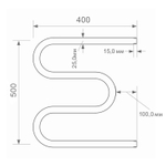 Полотенцесушитель MIXLINE SIMPLE M 50х40 3/4''