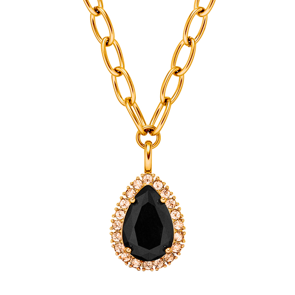 Колье Dyrberg Kern METTA SG BLACK /GOLDEN 450081