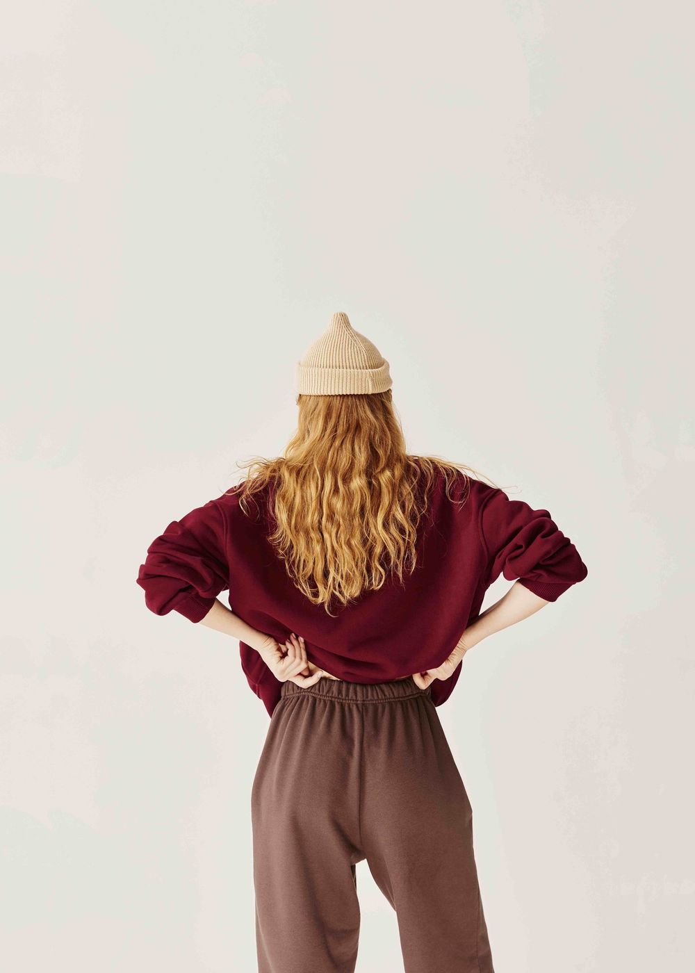 Толстовка Called a Garment College вишневая