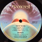 Nazareth ‎– Hair Of The Dog (Англия 1975г.) Т