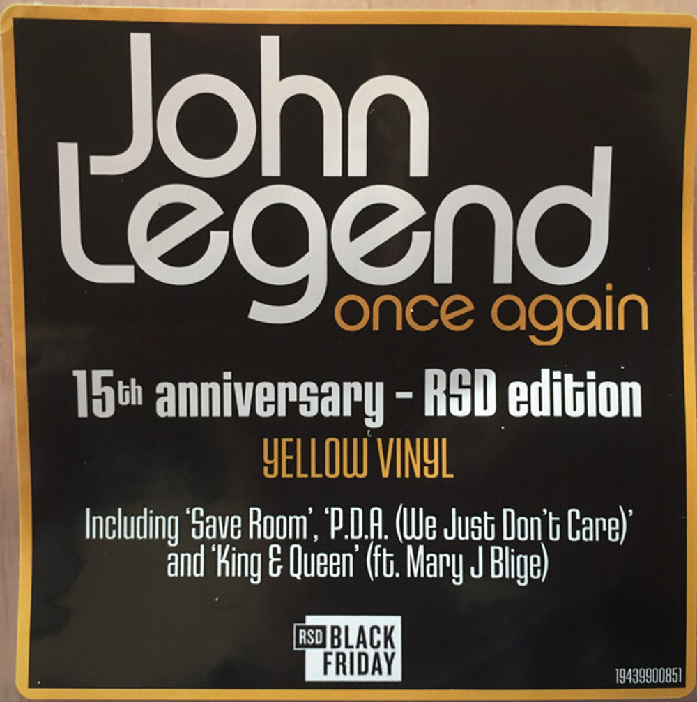 John Legend / Once Again (15th Anniversary Edition)(Coloured Vinyl)(2LP)