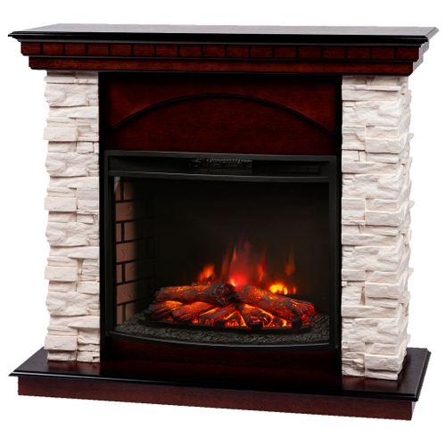 Каминокомплект Real Flame Elford AO с очагом Evrika 25,5