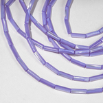 Перламутр морских ракушек, оттенок "Лиловый", трубочки 4*14мм