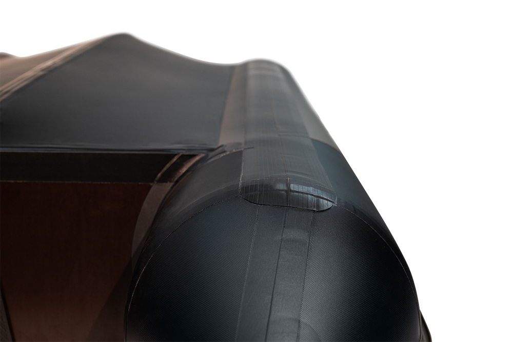 Броня-280 СК слань+киль хаки-черный (лодка ПВХ под мотор с усилением)