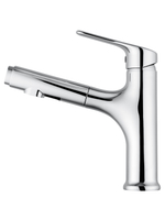 Смеситель для раковины с выдвижным изливом WONZON & WOGHAND, Хром (WW-AE4151-CR)