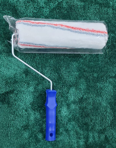 Валик малярный для краски  с ручкой (250 мм) сьемный моховик