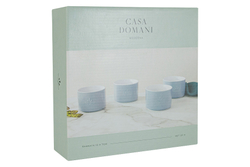 Набор рамекинов 4шт 10см Casa Domani Moderna серо-голубой