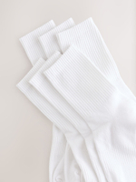 Носки хлопковые для мальчика Next N74-995, 6 шт., Белый