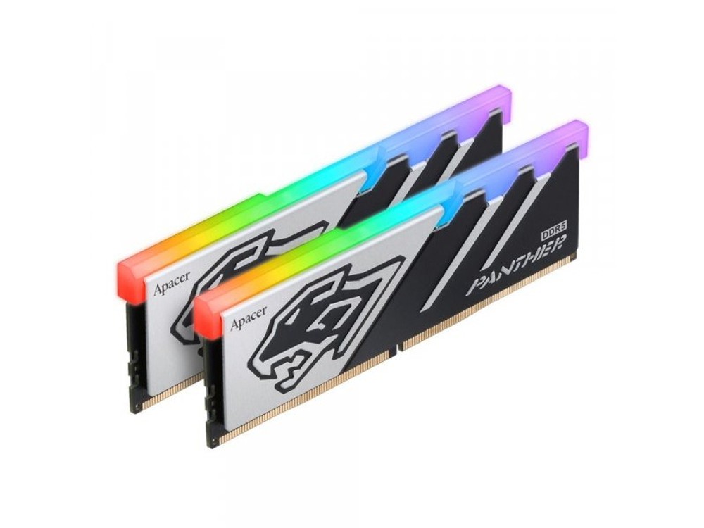 Оперативная память Apacer Panther RGB AH5U32G60C6229BAA-2, DDR5 2х 32ГБ 6000 МГц, DIMM, RTL