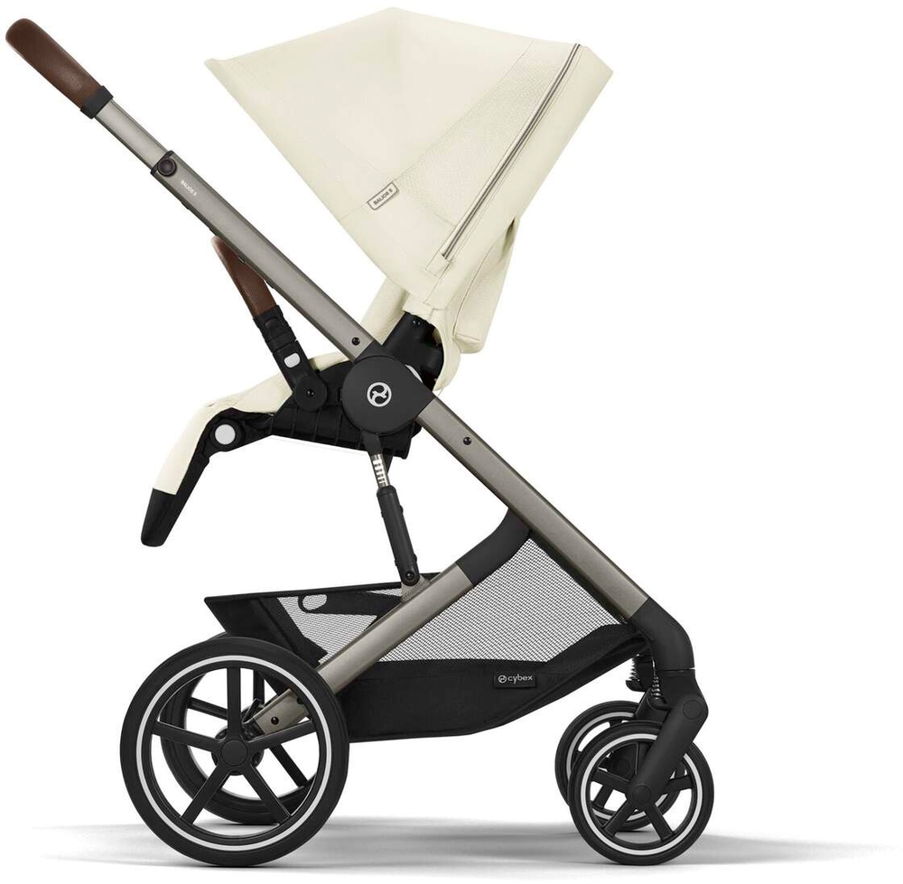 Cybex Детская коляска Balios S Lux BLK 2 в 1 цвет Seashell Beige
