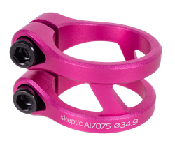 Зажим 2 болта TECH TEAM Skeptic HIC Pink