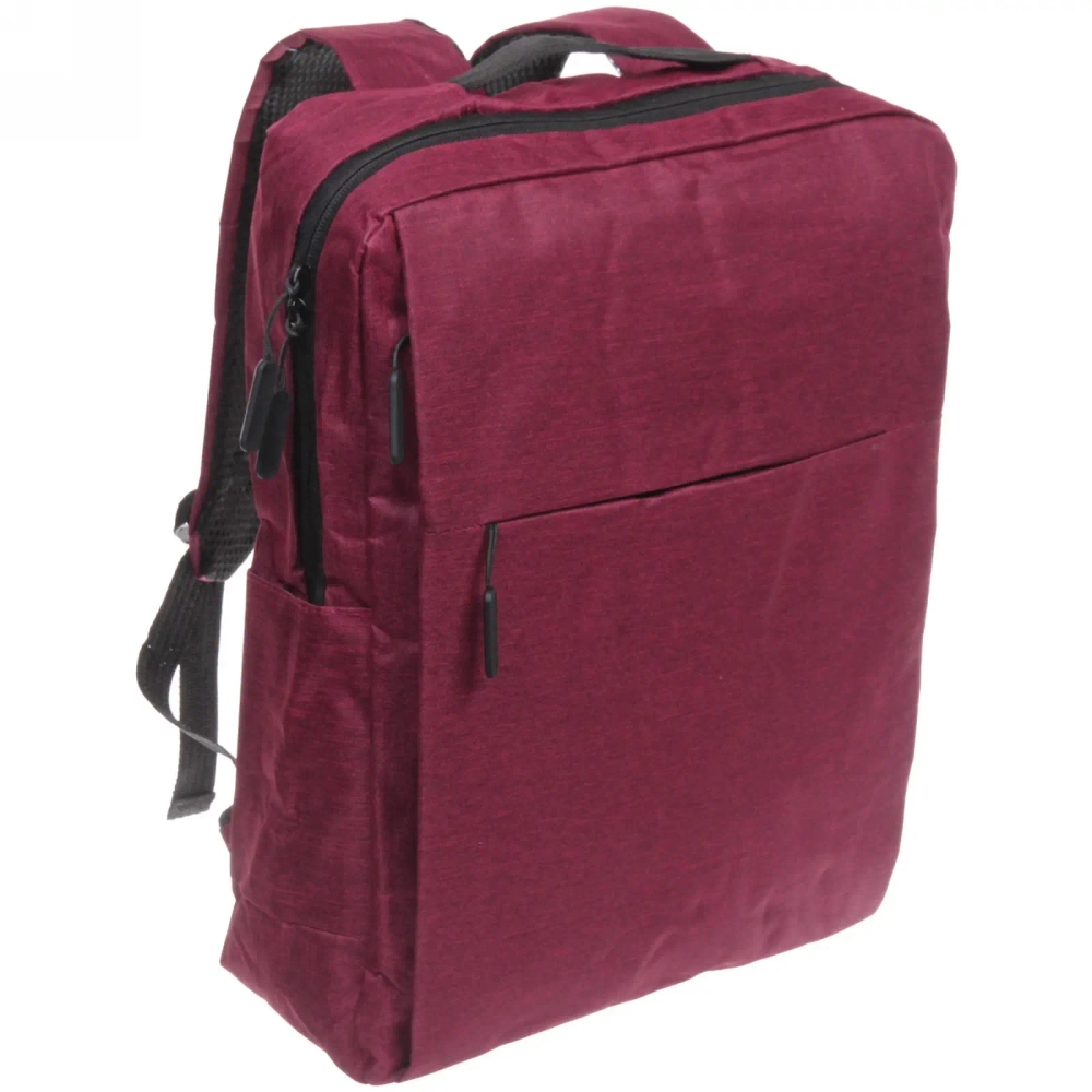Рюкзак многофункциональный «BAST FRANKO «, с отделением для ноутбука с USB зарядкой, цвет красный, 29*10*41см