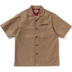 A Bathing Ape Dragon Embroidery Open Collar Shirt