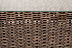 "Боно" журнальный столик из искусственного ротанга, цвет коричневый