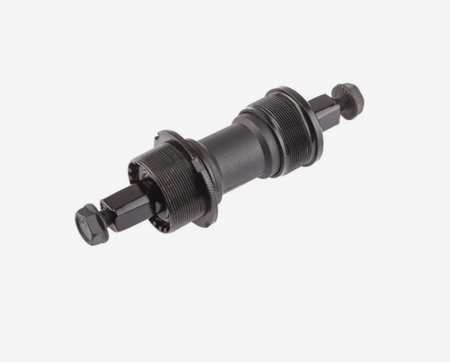 Каретка-полукартридж SF-BB05, стальная, под стакан 68мм, квадратный вал, 122мм х1,37"х24, черная (50)