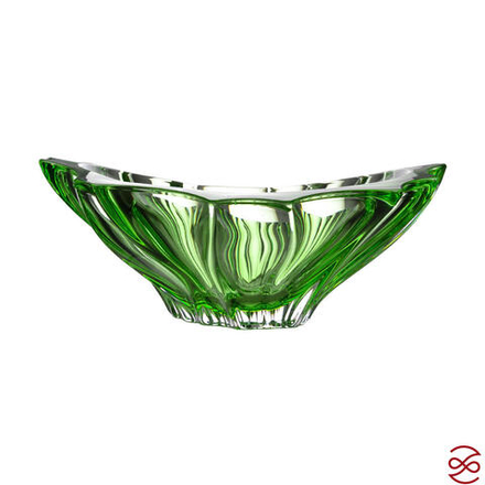 Фруктовница Aurum Crystal Plantica 33 см Green