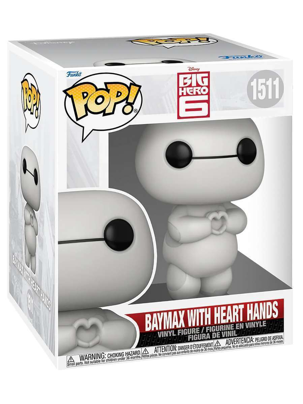 Фигурка Funko POP! Disney Big Hero 6 Baymax with Heart Hands 6" (1511) 80211