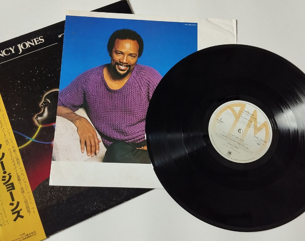Винтажная виниловая пластинка LP Quincy Jones The Dude (Japan 1981) (Obi) Razzamatazz