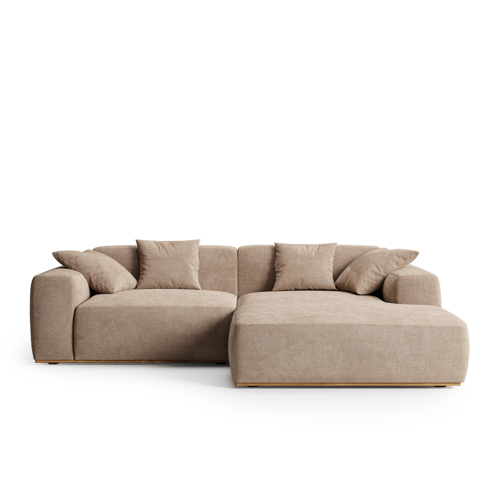 3-х местный нераскладной диван с кушеткой SAGA 008/021