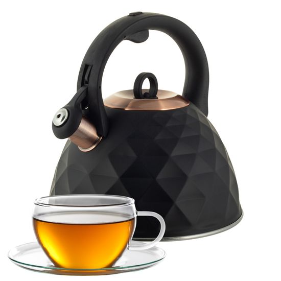 Чайник 3 л. из нержавеющей стали со свистком Kamille KM 0867