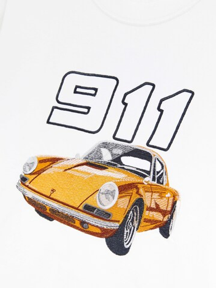Футболка с вышивкой "911" 2S project Car T Shit