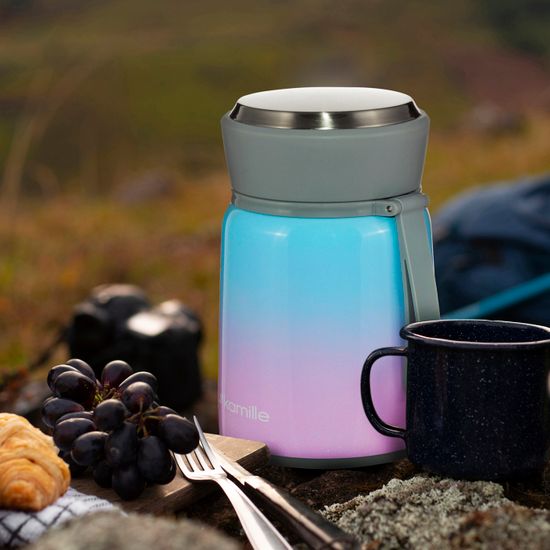 Термос пищевой 530 мл. из нержавеющей стали Kamille KM-2096