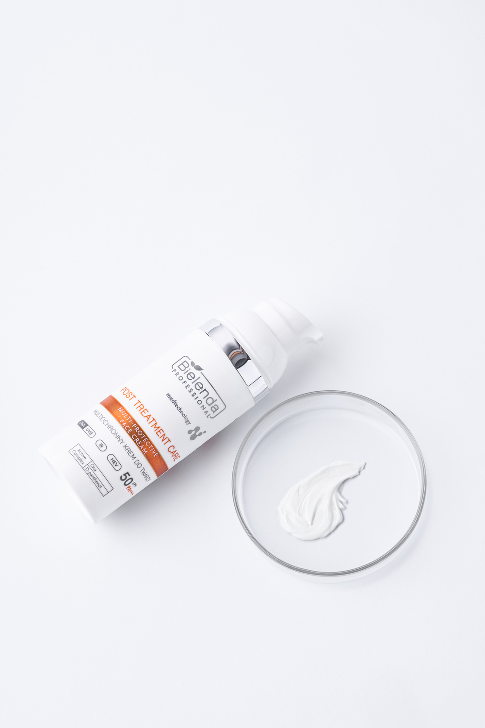 Мультизащитный крем для лица SPF 50 с Сica и Д-пантенолом, POST TREATMENT CARE 50мл.