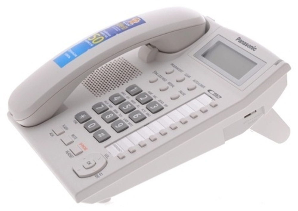 Проводной телефон Panasonic KX-TS2388RUW белый