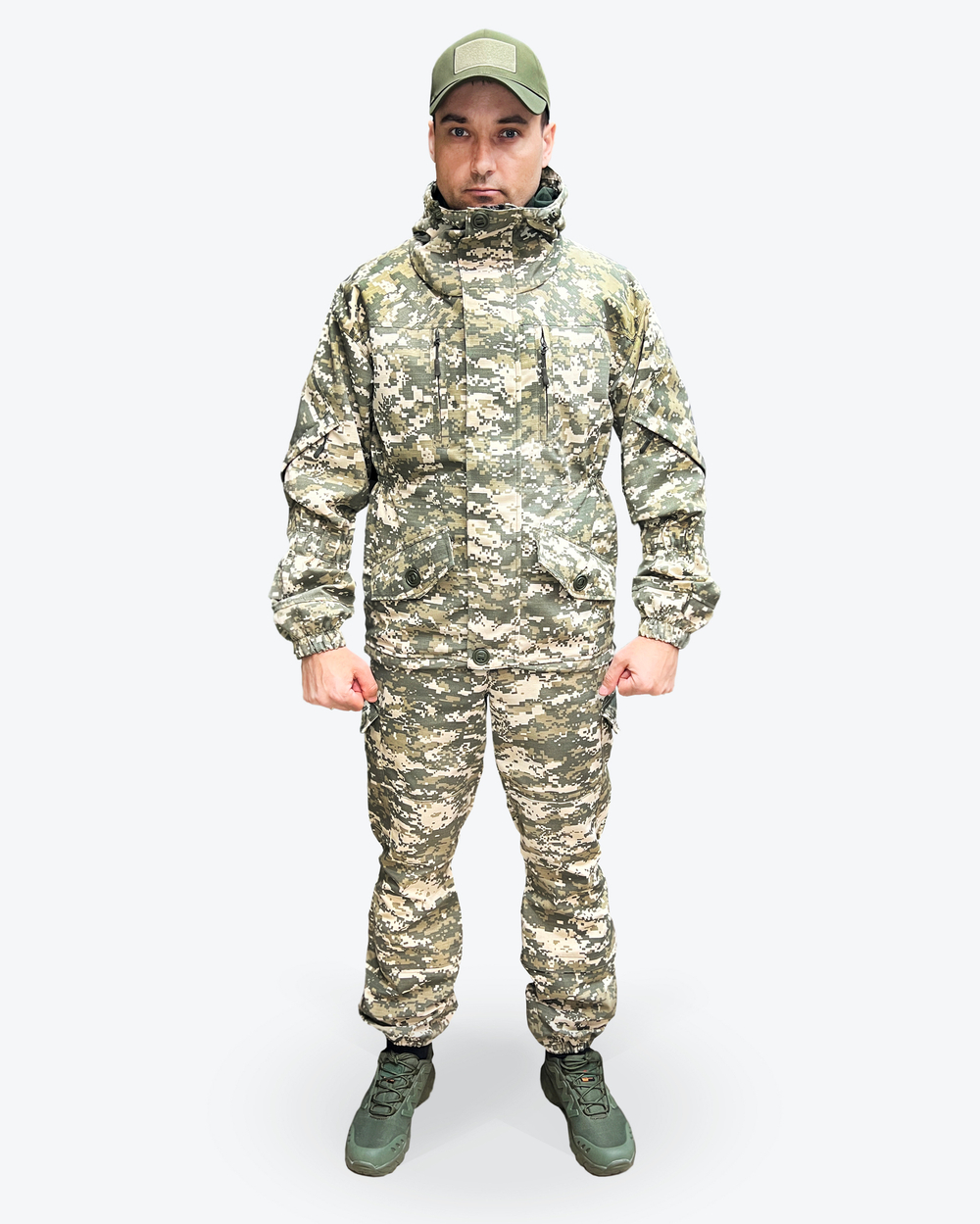 Костюм Горка 6М – Серая цифра, рип-стоп, летний (Беларусь)