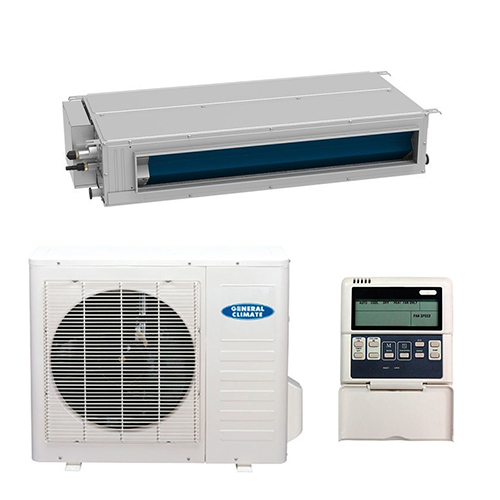 Коммерческая сплит-система канального типа General Climate тип F GC-DN12HWF / GU-U12HF