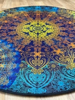 Круглый безворсовый ковер 120х120 для дома