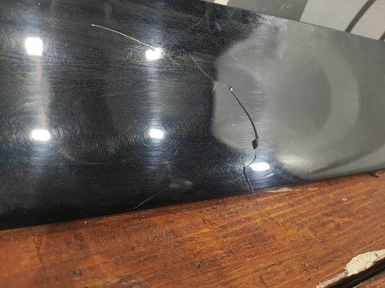 Накладка сдвижной двери левой Kia Carnival 4 (KA4) 20-нв Б/У Оригинал 83908R0100