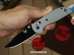Нож Benchmade 556 Griptilian Mini - серый нейлон, клинок черный RK/Н41