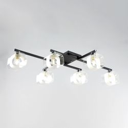 Citilux Вирта CL139165 Люстра потолочная Чёрная Матовая