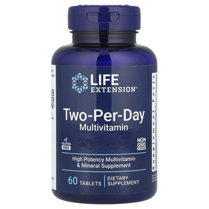 Life Extension Two-Per-Day 60 tablets, Мультивитамины