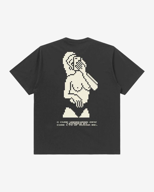 Футболка Send Nudes серая - фото 1