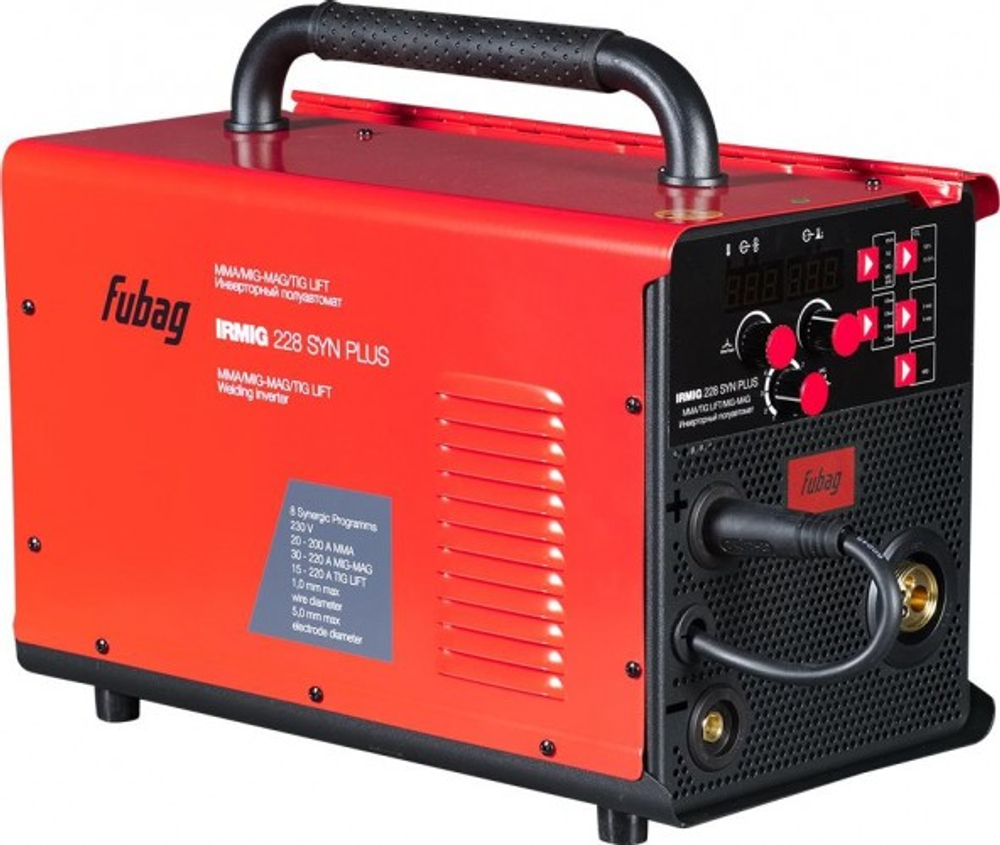 Сварочный полуавтомат FUBAG IRMIG 228 SYN PLUS (41381) + горелка fb 250 3m (fb 250 ergo 3m) (3844 41381.1