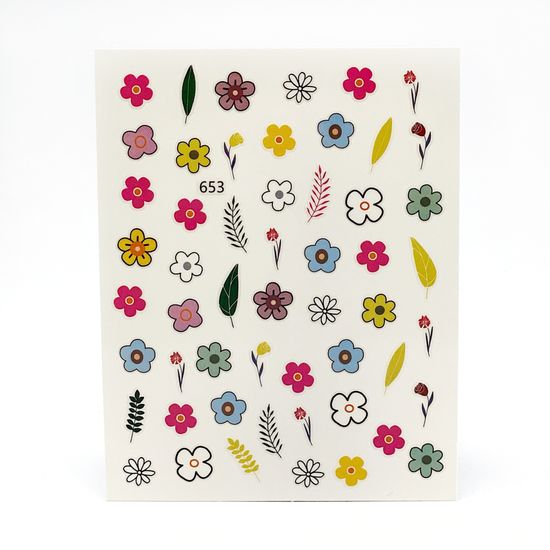 Наклейки для ногтей № 653