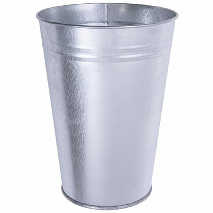 Вазон металл БЕЗ РУЧЕК/Высота 30см/7л