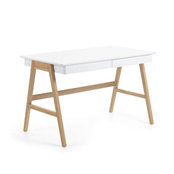 Письменный стол с ящиками Dyana 120x60 см, белый