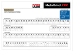 Комплект шрифтов для горячего тиснения фольгой OPUS O.FONT Cyrillik ARIAL 5.5 mm Буквы Русский язык