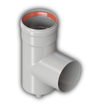 Конденсатосборник дымохода Т-образный D80