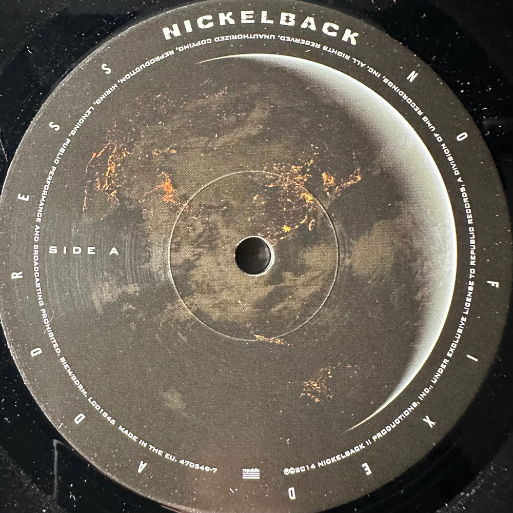 Nickelback ‎– No Fixed Address (Европа 2014г.)